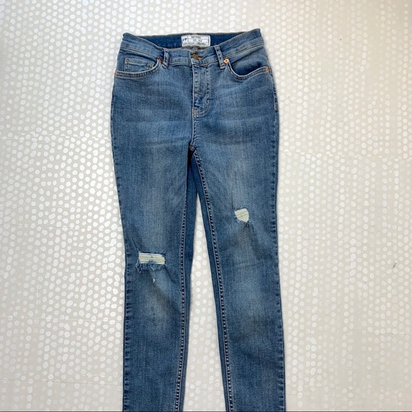 Free people Great Heights Frayed Skinny Jeans - Picture 13 of 15